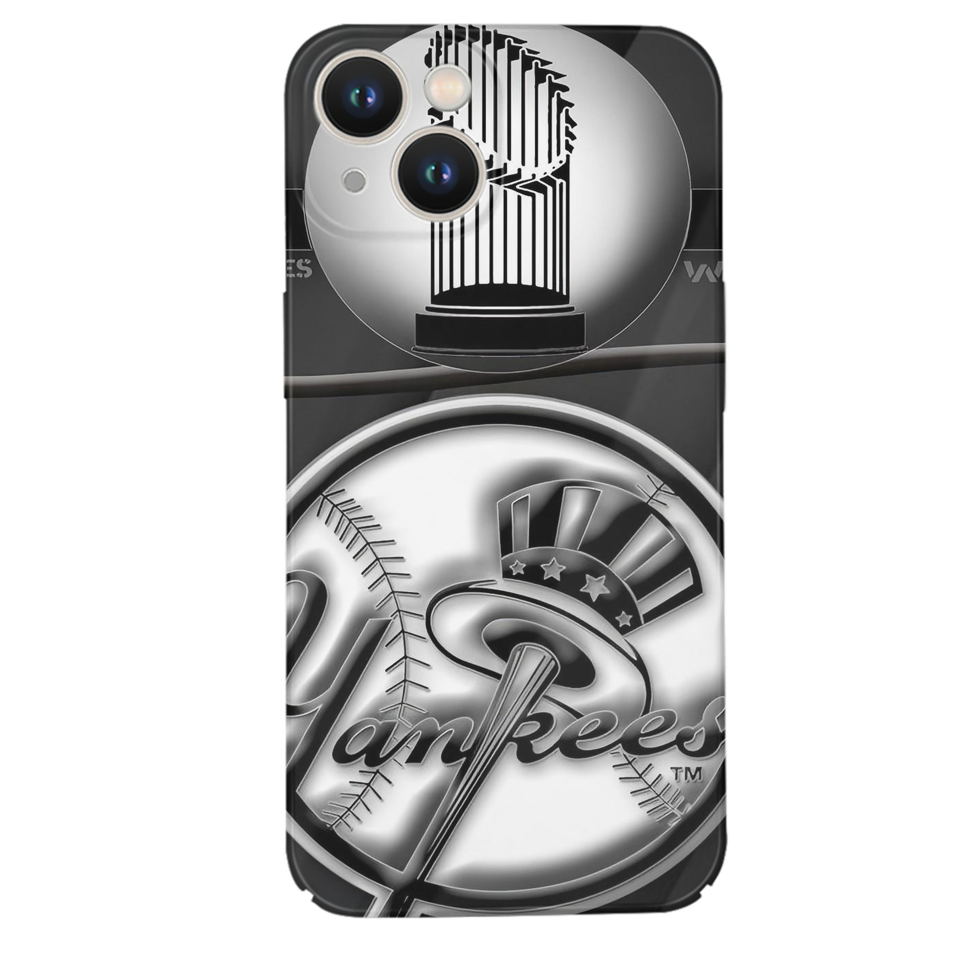 New York Yankees 325 IPhone 14 Series Full-Cover Hard Case – Shockproof With Raised Camera Protection – Precise Cutouts, Wireless Charging Compatible – Durable, Anti-Yellowing, Easy To Clean